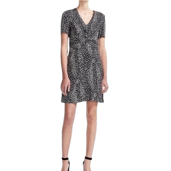 Maje Black Rippi Twist Front Dress - Picture 7 of 11